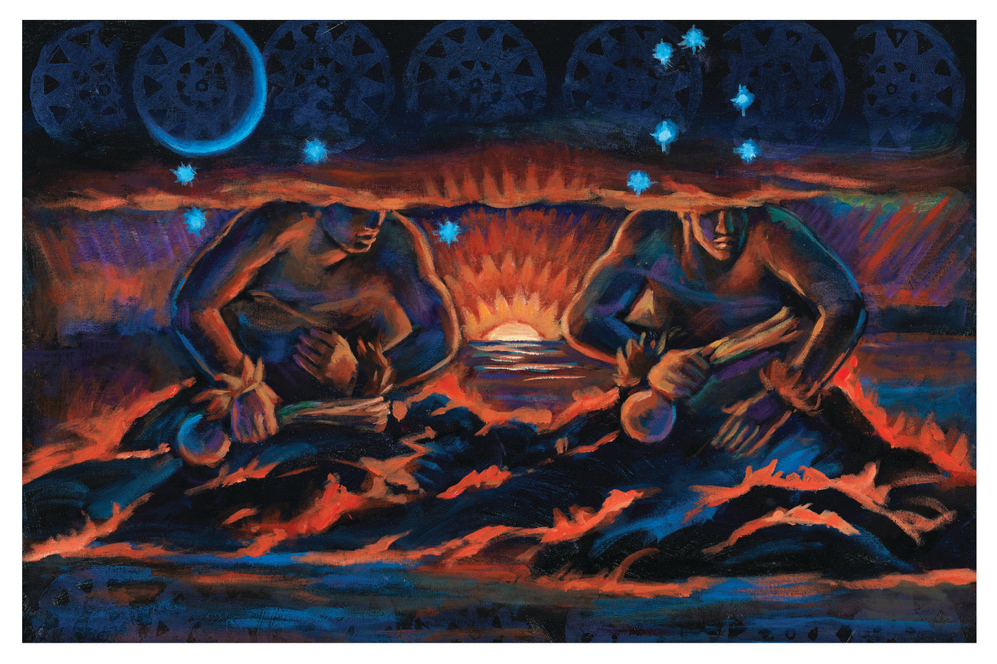 11" x 14" Matted Kumulipo Prints