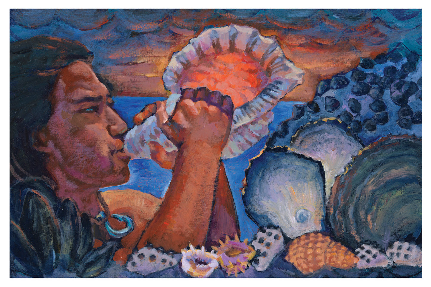 11" x 14" Matted Kumulipo Prints