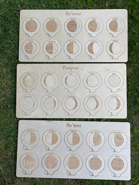 Nane ʻĀpana (Jigsaw Puzzle): Nā Anahulu (Moon Phases)
