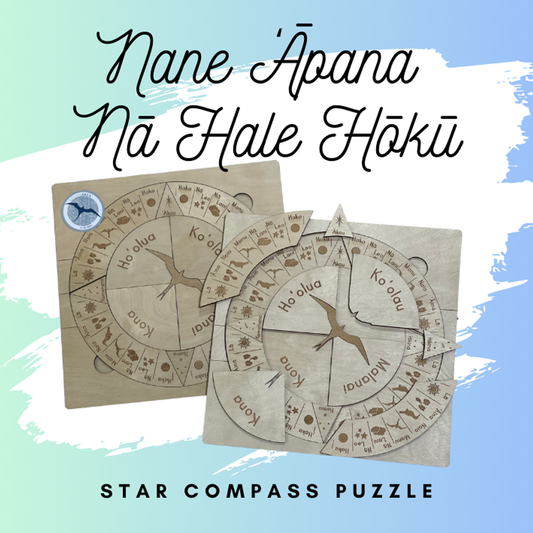 Nane ʻĀpana Nā Hale Hōkū - Star Compass Puzzle